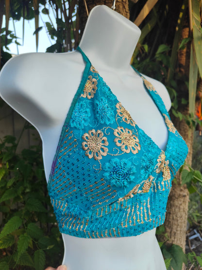 Halter neck top/ Jewel Bralette