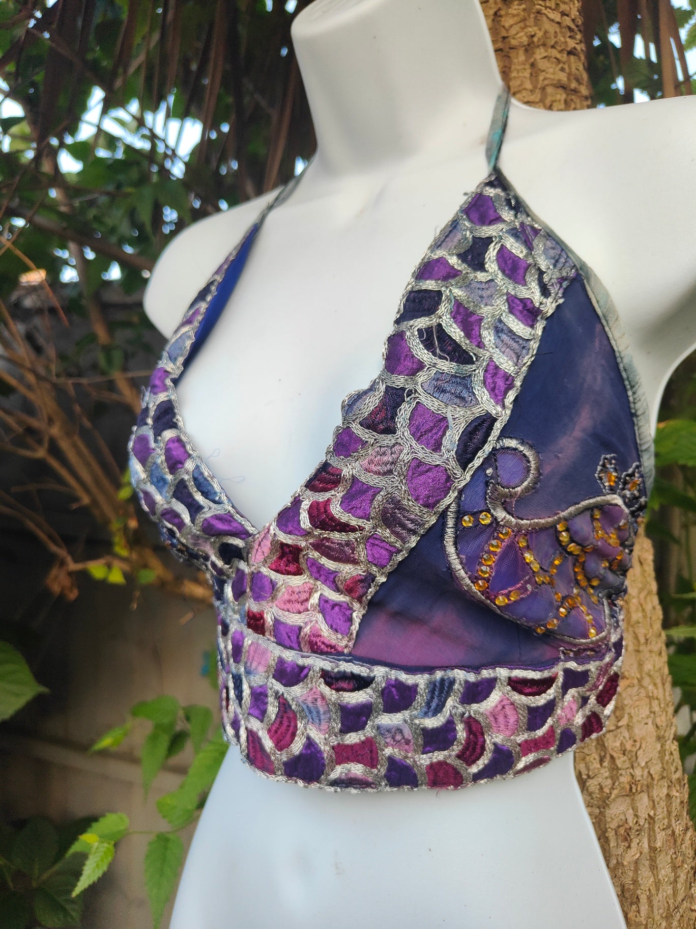 Halter neck top/ Jewel Bralette