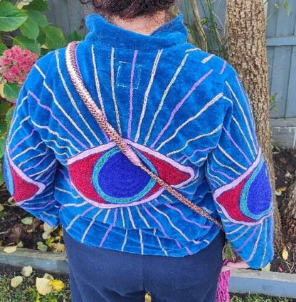 Wanderlust evil eye protection jacket 