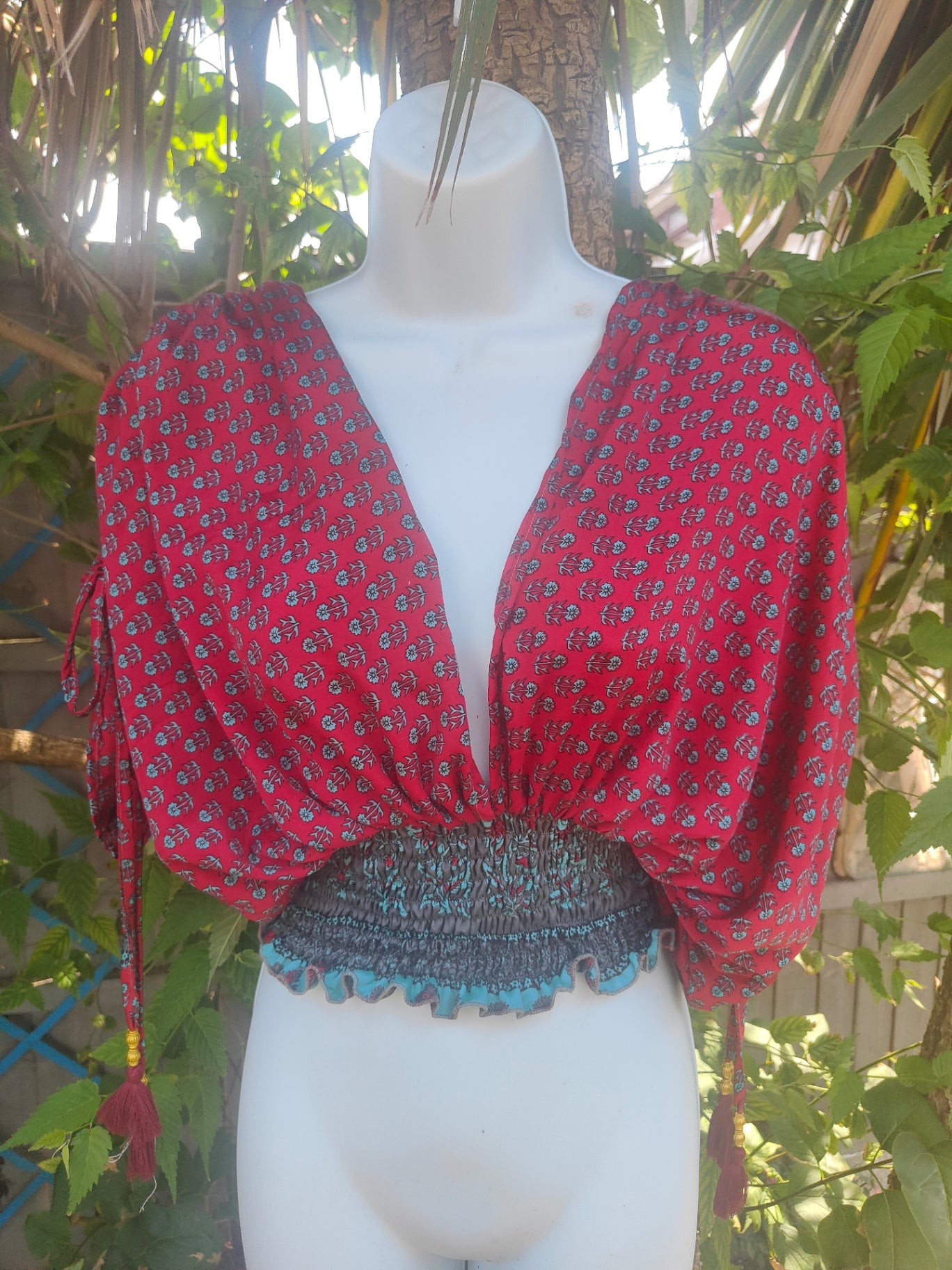 Es Cana Grecian Top - tassles