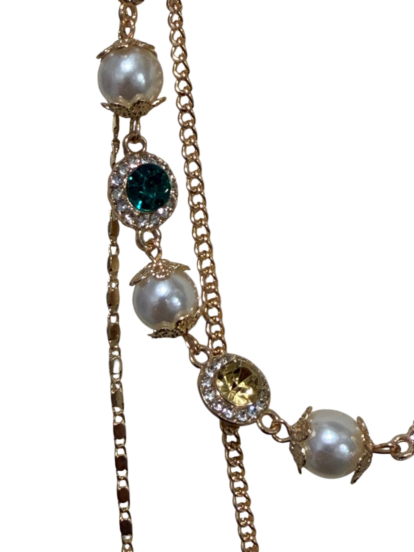Gold Costume Jewellery Cross Set  