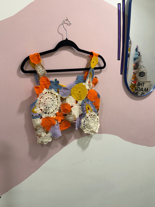 Orange Dollie Top