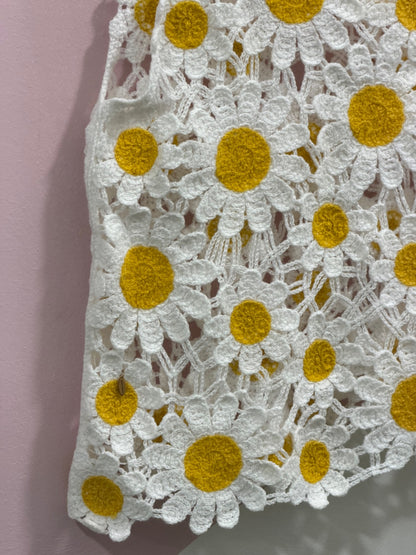 Sunflower Crochet Top