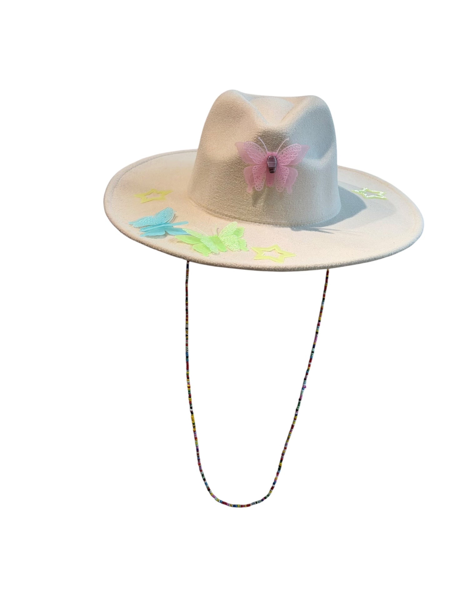 Glow in the Dark Rave Fedora Hat