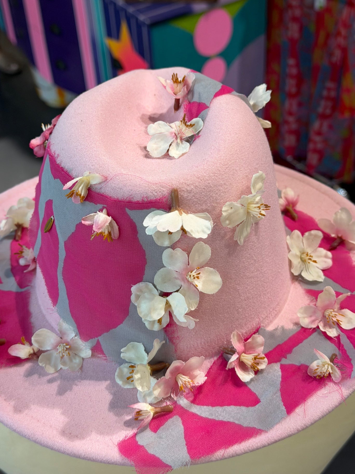 Pink Hippy Fedora