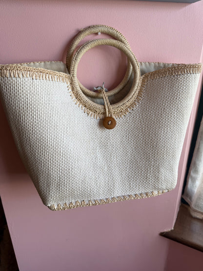 Preloved Dream Catcher Basket Bag 