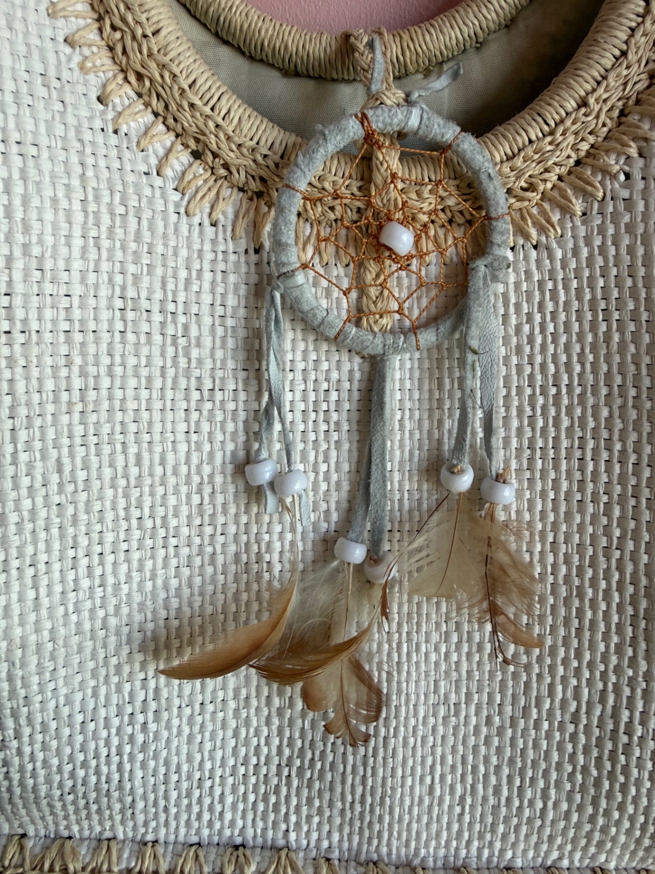 Preloved Dream Catcher Basket Bag 