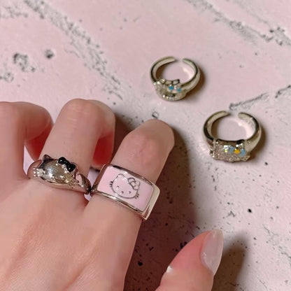 Hello Kitty Pink Band Ring
