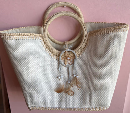 Preloved Dream Catcher Basket Bag 