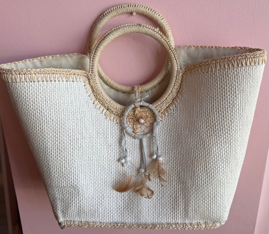 Preloved Dream Catcher Basket Bag 