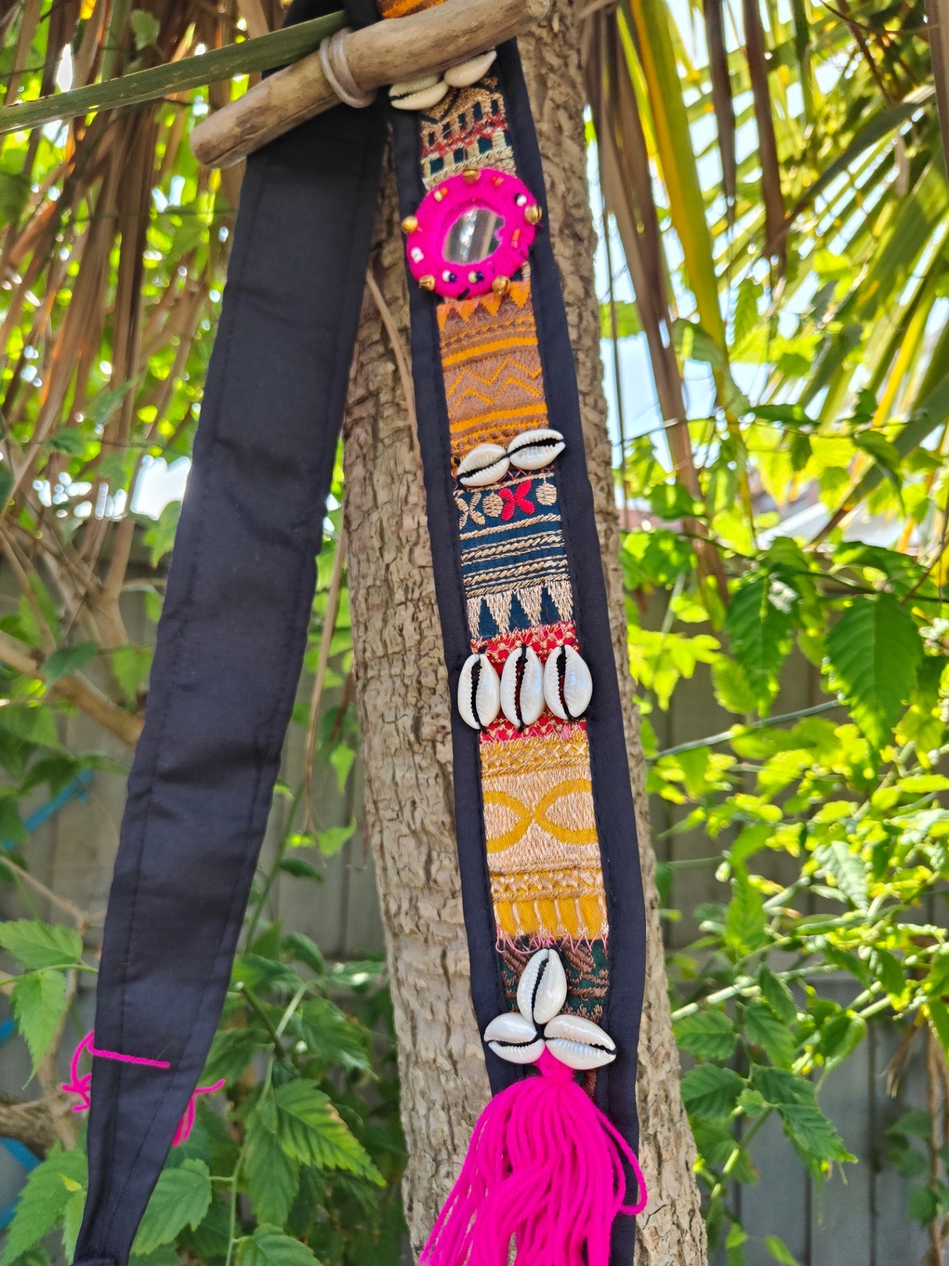 Ibizan Roll shoulder bag - multi colour