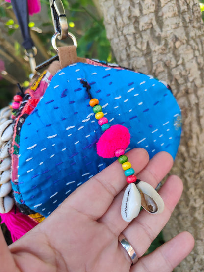Ibizan Roll shoulder bag - multi colour