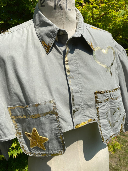 Cropped Love shirt 