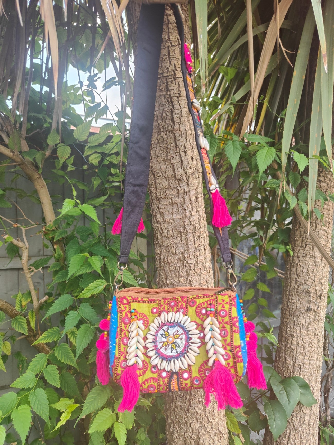 Ibizan Roll Shoulder Bag - green 