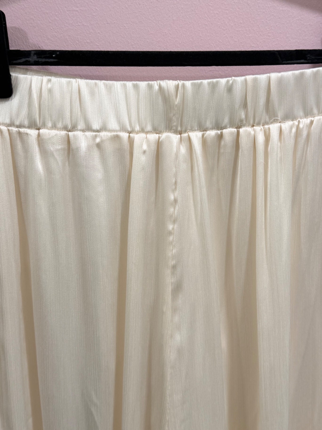 Silky Cream Hareem With Side Split