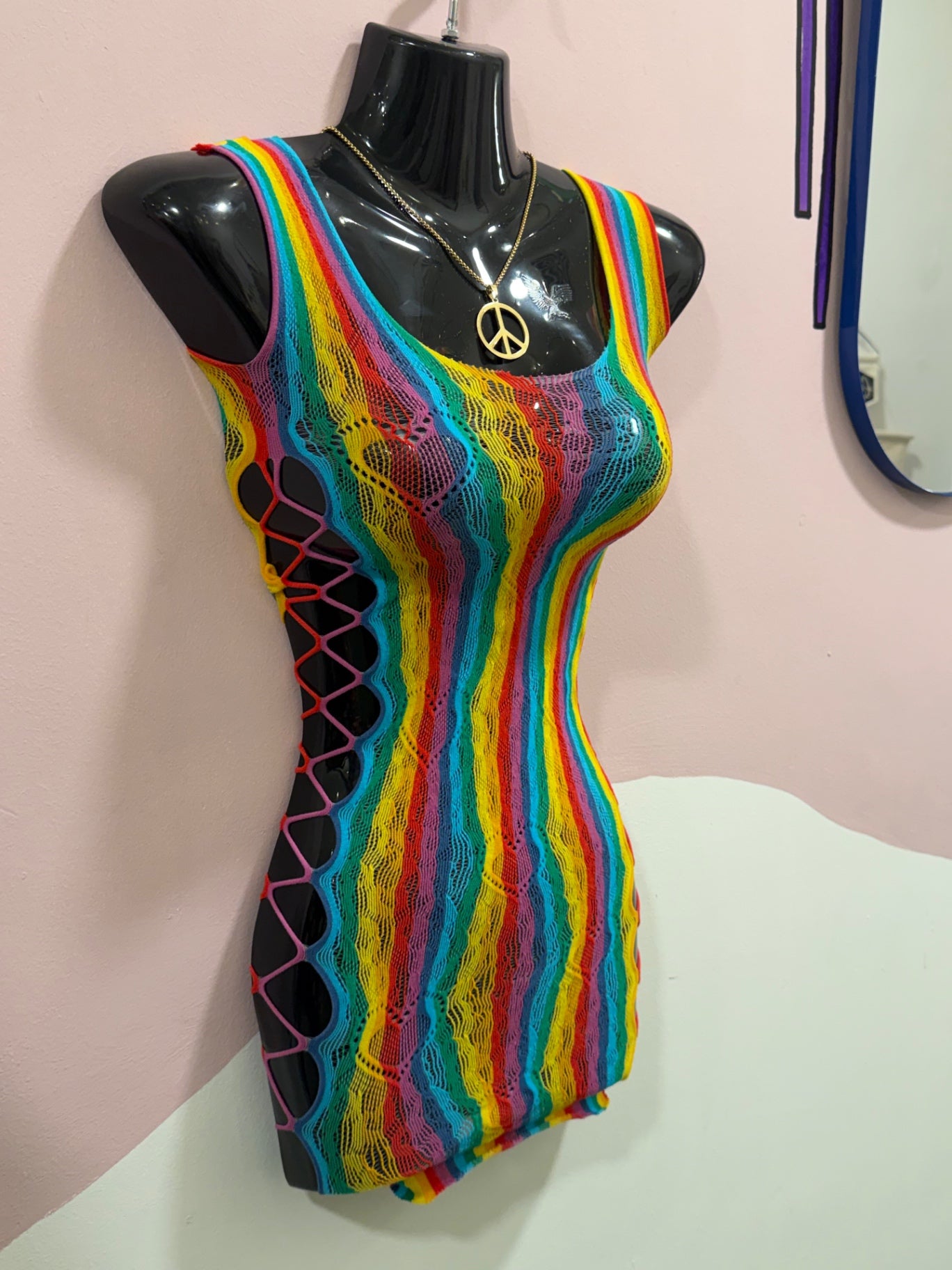 Disco Heart Ravers Tights Dress