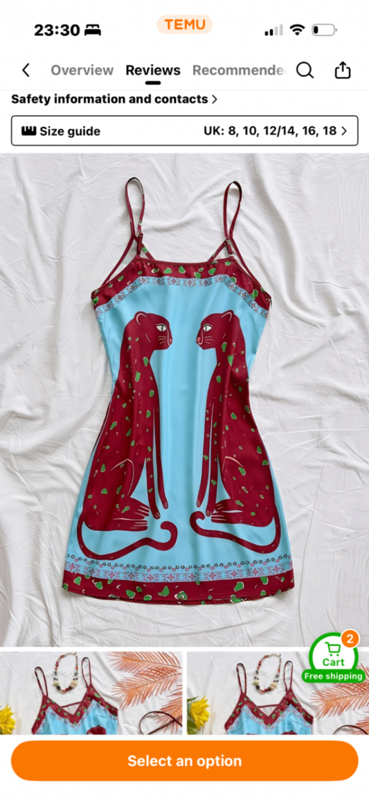 Twin Leopard Dress