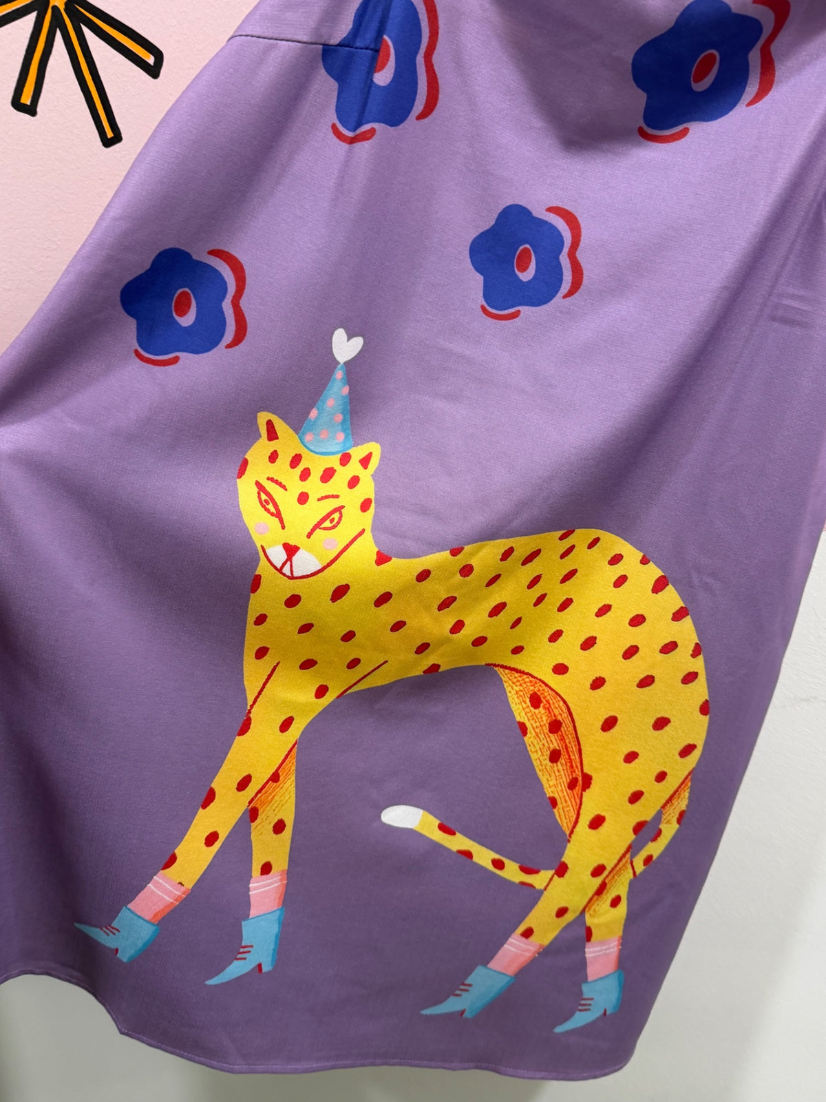 Lilac Leopard Party Dress