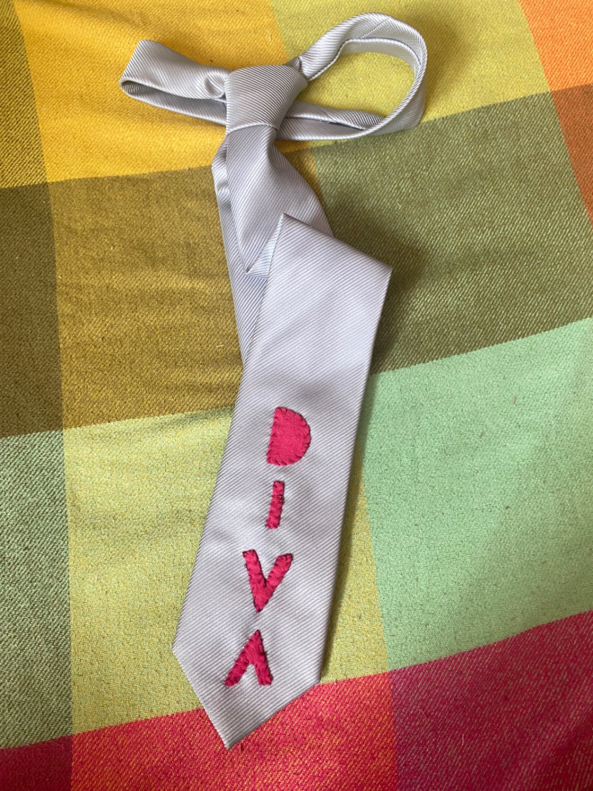 PINK DIVA Up-cycled tie