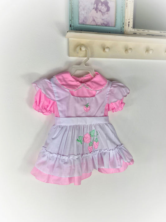 Vintage "hug me" dress pink