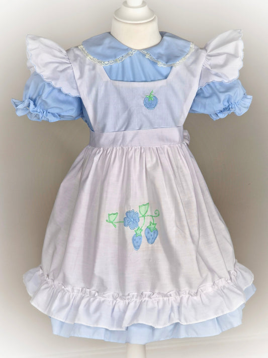 Vintage "Hug me" dress blue