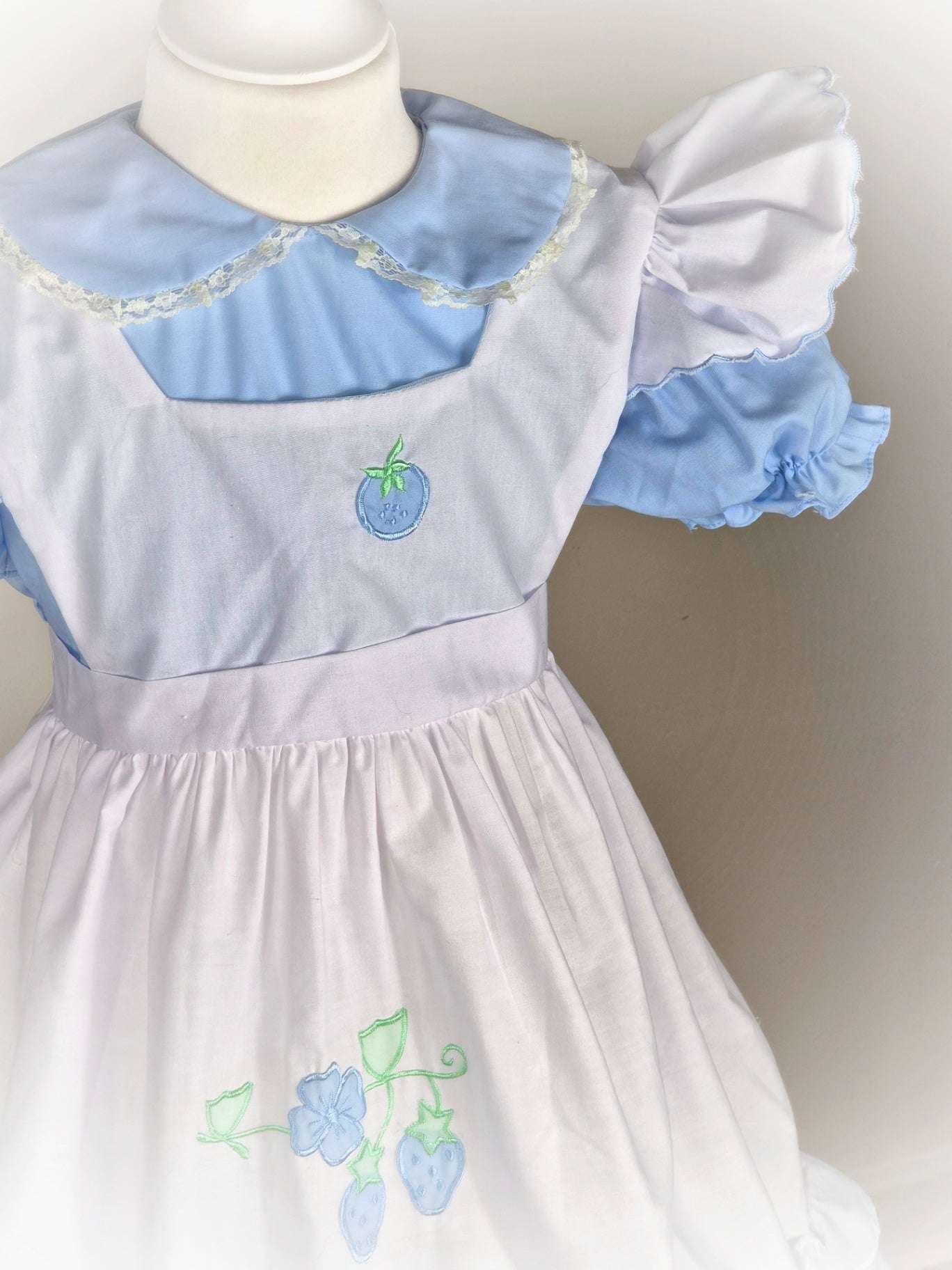 Vintage "Hug me" dress blue