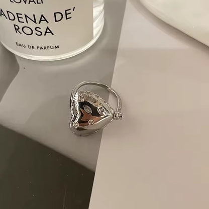 Pieces of My Heart Silver Ring