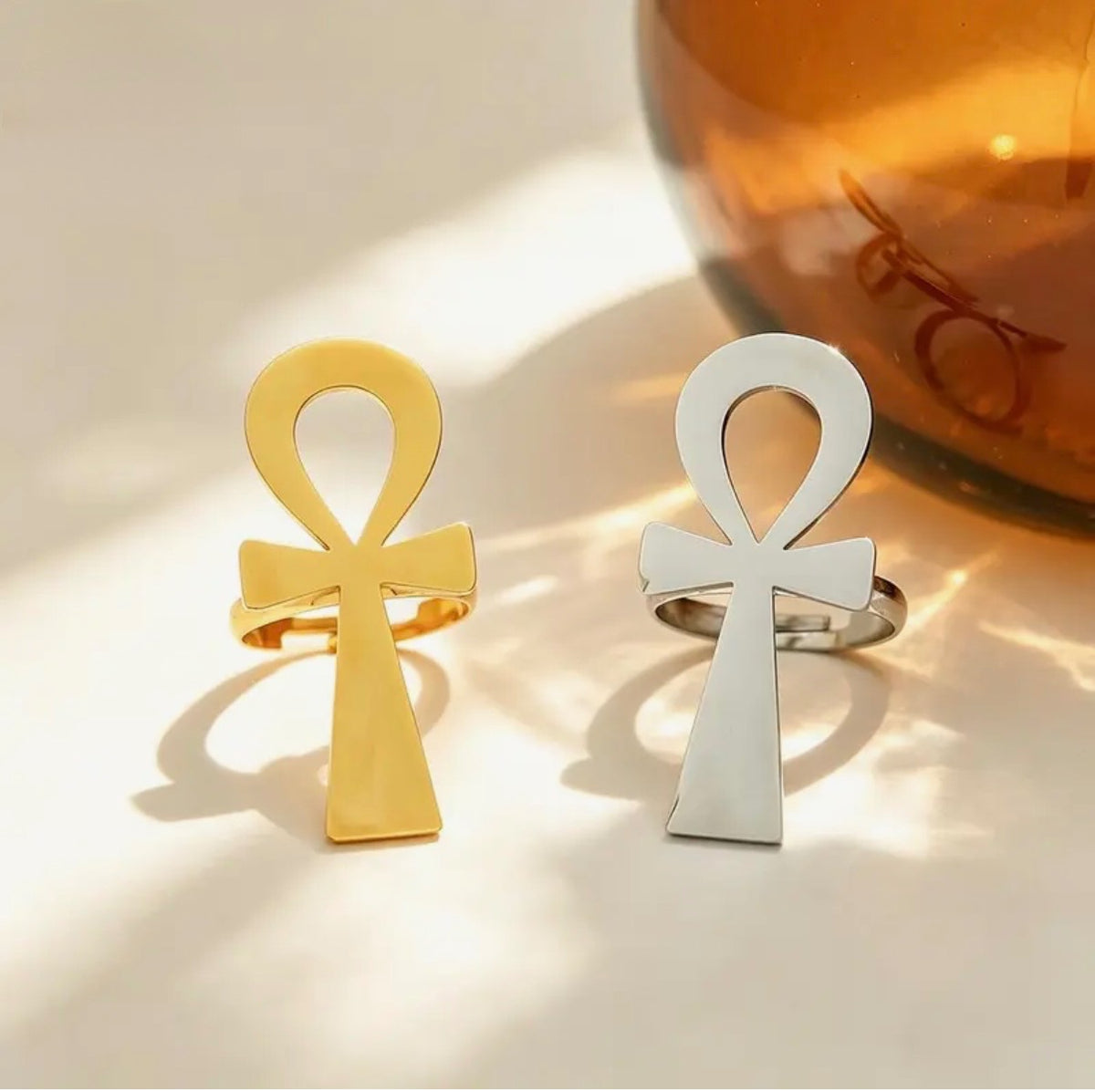 Ankh Ring Gold