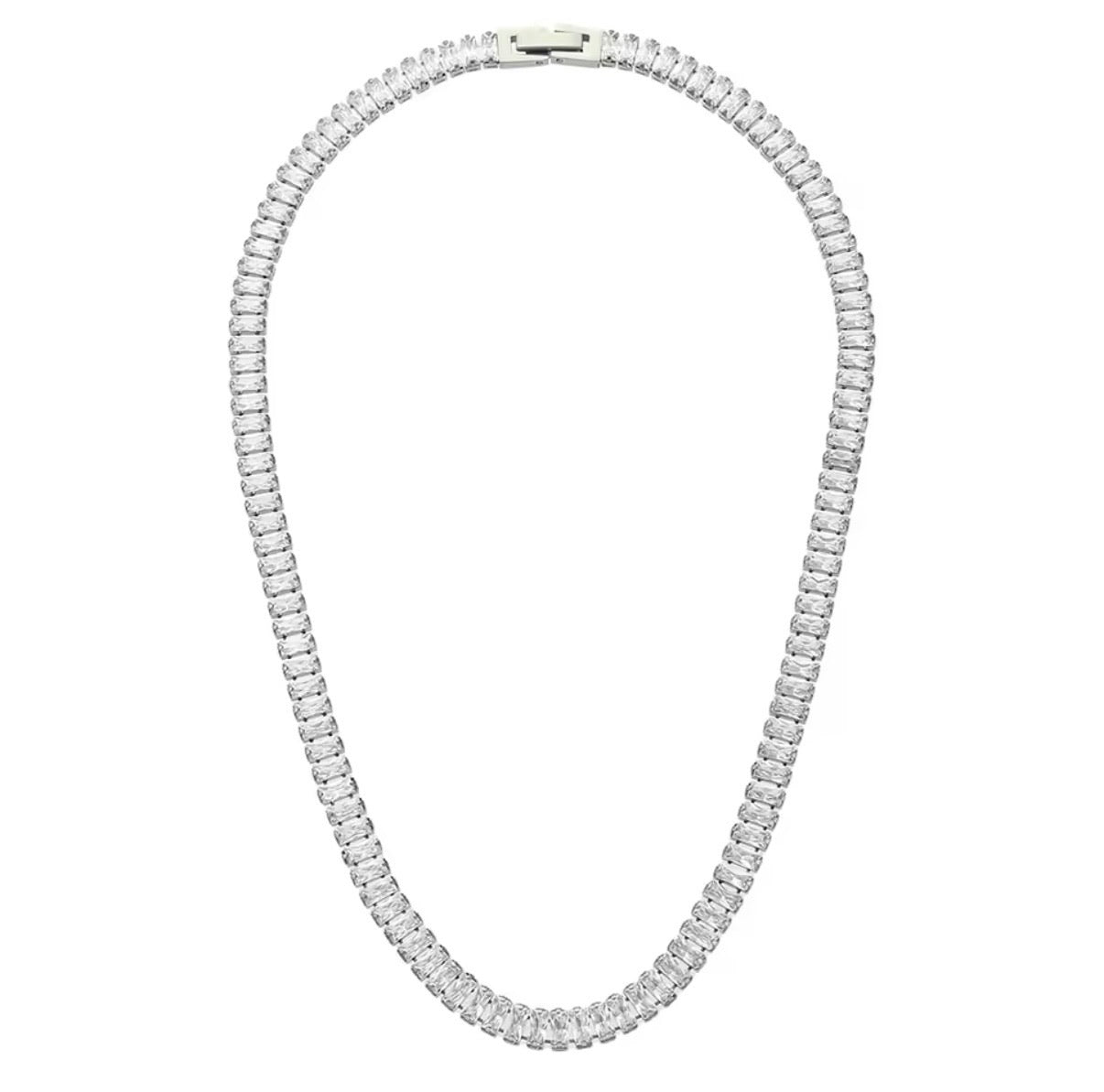 Aurora Tennis Necklace Silver