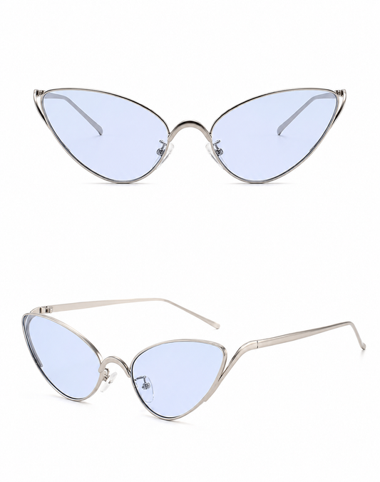 Viper Cat Eye Sunglasses Blue