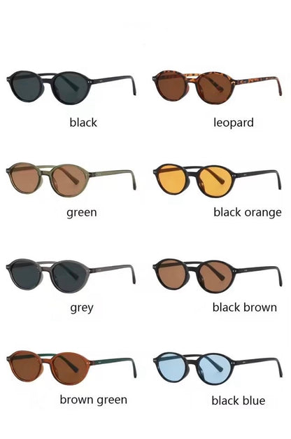 Blair Oval Sunglasses Olive 