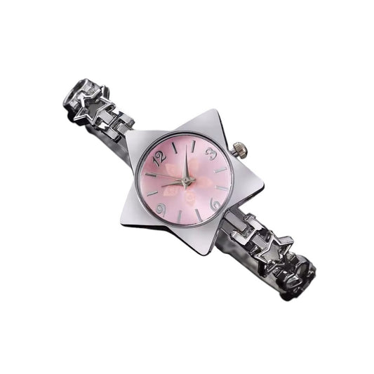 Star Watch Silver Pink 