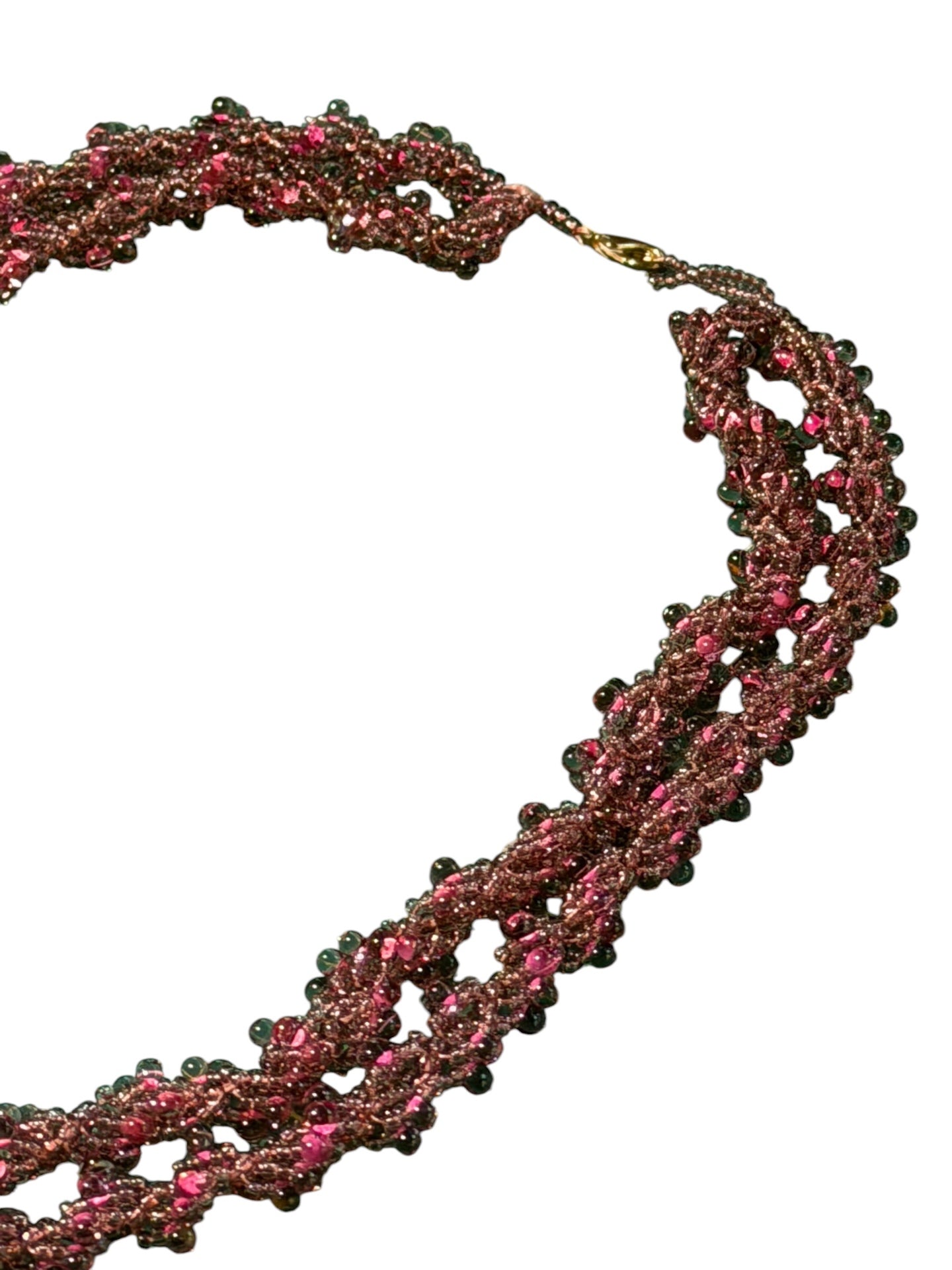 Amber Beaded Necklace 