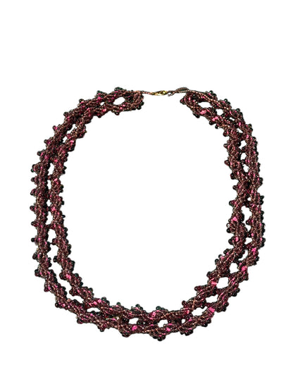 Amber Beaded Necklace 