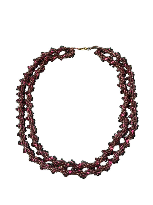 Amber Beaded Necklace 
