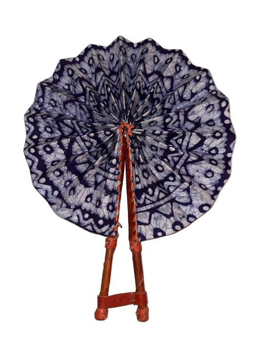 Blue Aztec fan