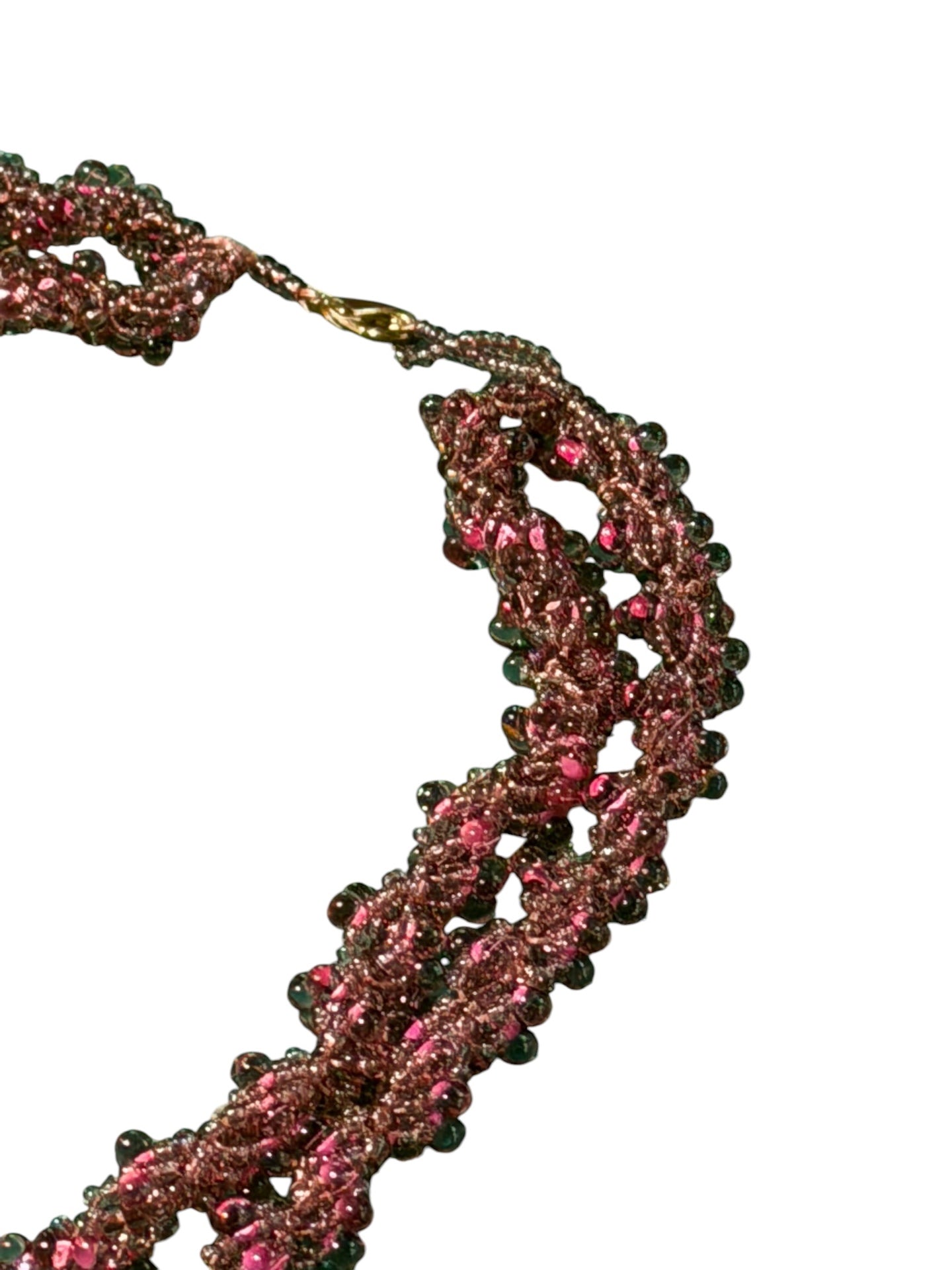 Amber Beaded Necklace 