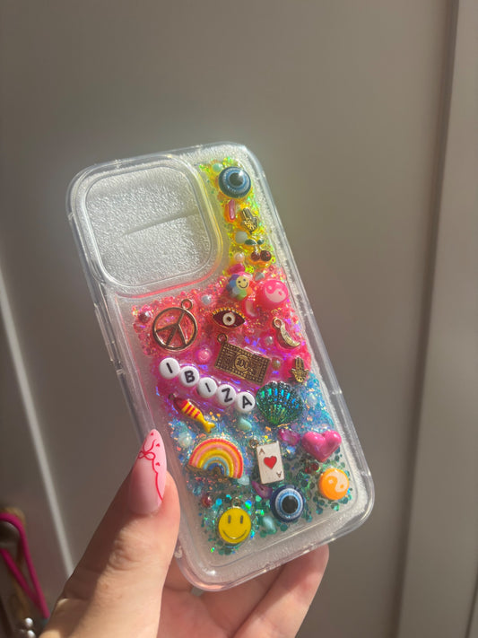 Ibiza funky phone case iPhone 15 pro