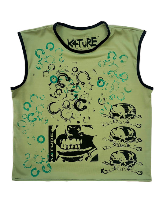 K4TURE handmade green tank