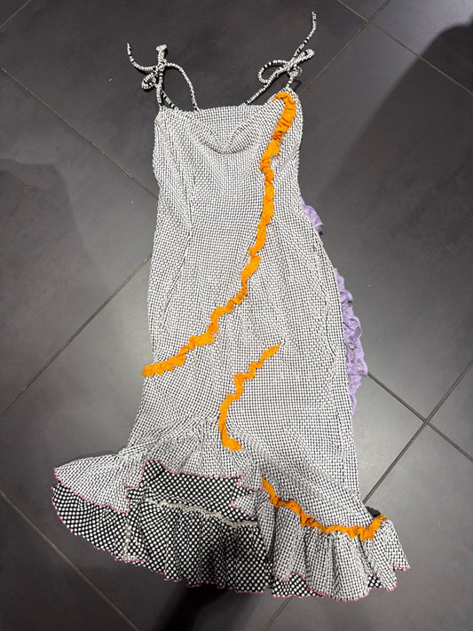 Upcycled handmade dress