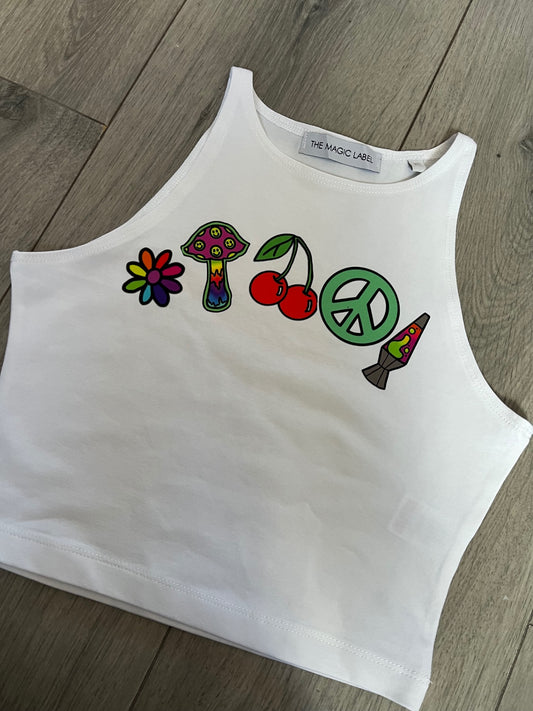 Funky crop top XS THE MAGIC LABEL