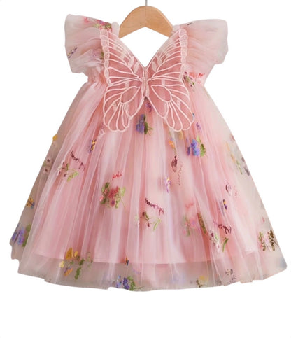 12/18m Peach Winged Dress