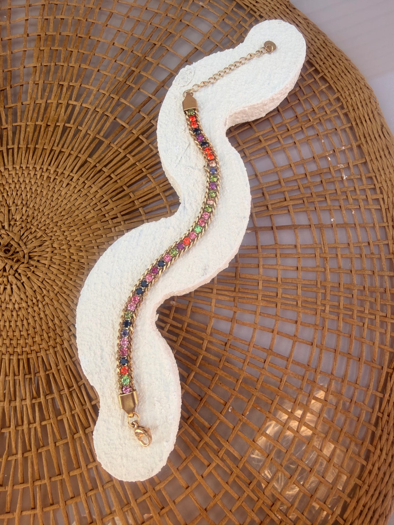 Tennis bracelet multi 
