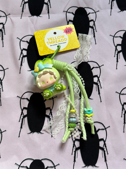Bunny keychain green 