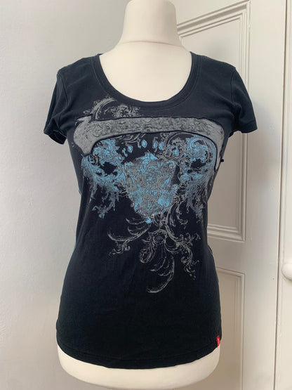 vintage 100% cotton graphic top 