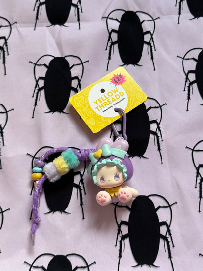 Bunny keychain lilac 