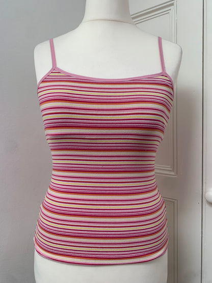 vintage striped vest top 