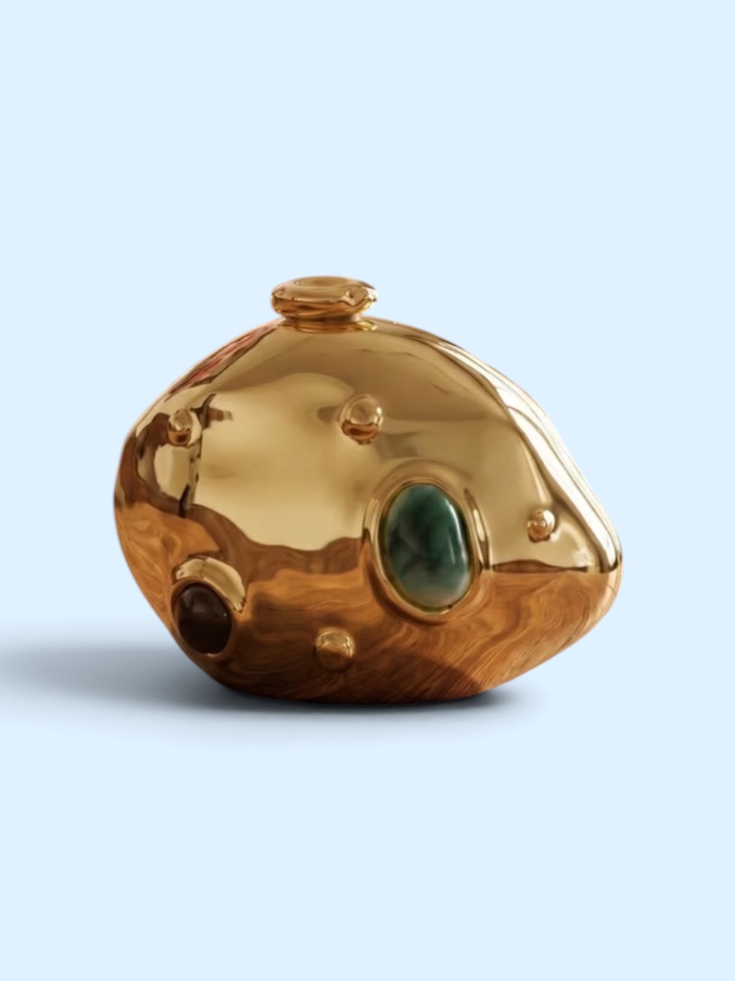 Gold Jewel Clutch Bag