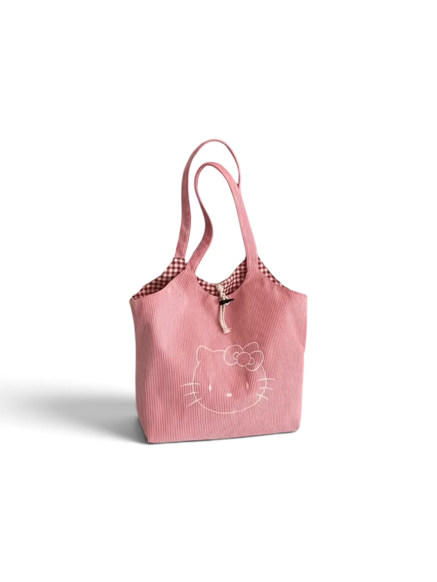 Pink Cord Hello Kitty Bag