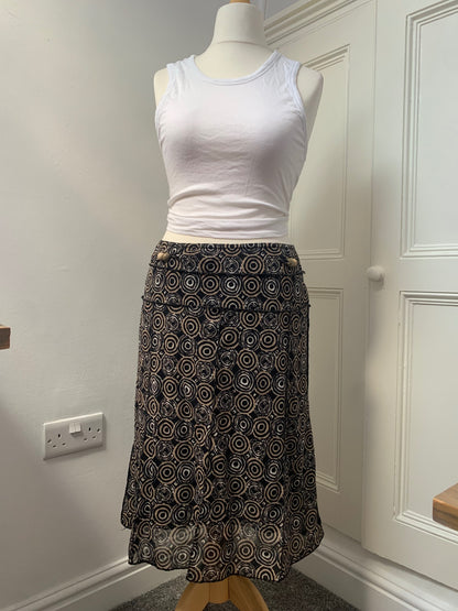 vintage geometric skirt 